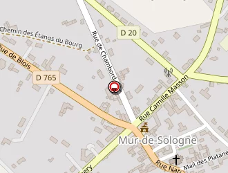 Carte de Le Blason à Mur-de-sologne