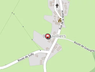 Carte de Robert Daniel à Beauvilliers