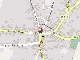 Carte de Le Vieux Fusil à Soings-en-sologne