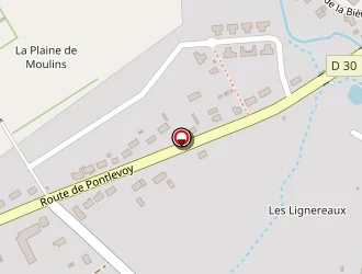 Carte de Bougé Tp à Contres