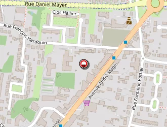 Carte de Thiriet Distribution à Tours