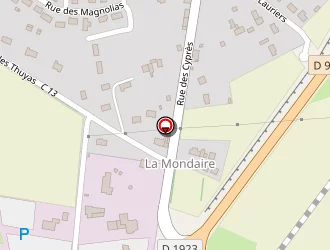 Carte de Atoubois à Mésanger