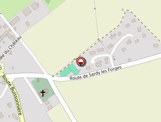 Carte de Salle Des Fêtes à Brèves