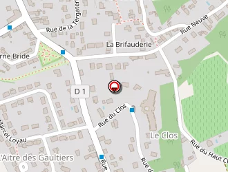 Carte de Ehpad Le Clos Du Parc à Vernou-sur-brenne