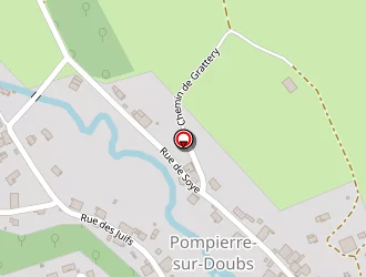 Carte de Ecole Primaire à Pompierre-sur-doubs