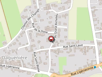 Carte de Fertre à Daguenière (la)