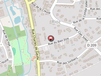 Carte de Easy Cap Transport à Rioz