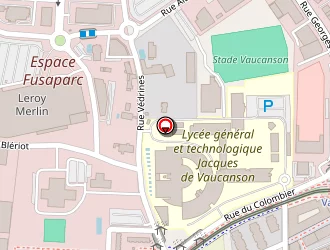 Carte de Institut Régional De Formation Sanitaire Et Sociale (i.r.f.s.s) à Tours