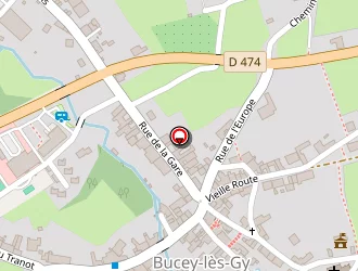 Carte de Agence Postale à Bucey-lès-gy