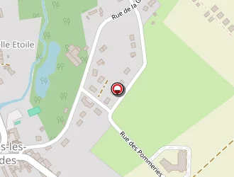 Carte de Les Pommeris à Vallières-les-grandes