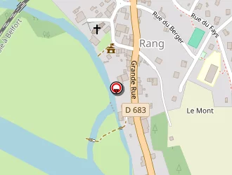 Carte de Les Charmettes à Rang