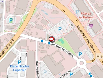 Carte de La Halle Tours Fusaparc à Tours