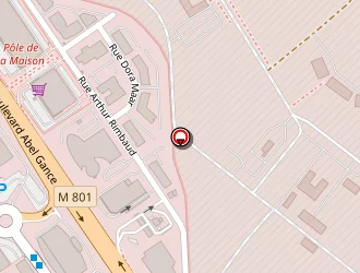 Carte de Hôtel Quick Palace Tours à Tours