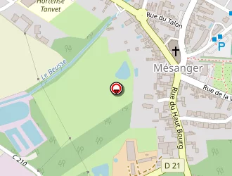 Carte de Garage Mésanger Automobiles à Mésanger