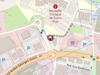 Carte de Les Océades à Saint-cyr-sur-loire