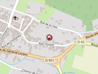 Carte de Les Volets Bleus à Dornecy