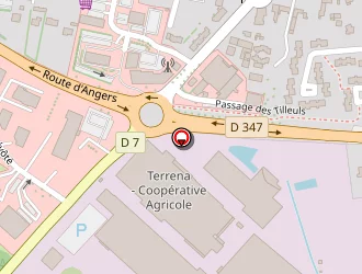 Carte de Terrena à Beaufort-en-vallée