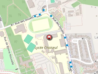 Carte de Lycée Choiseul à Tours