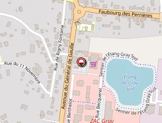 Carte de Frys Paysage à Gray