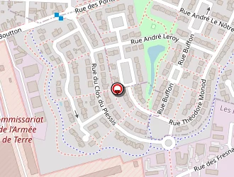 Carte de Panneau Christophe à Ponts-de-cé (les)