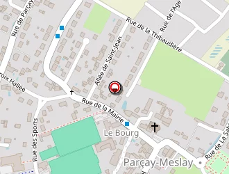 Carte de La Poste à Parçay-meslay