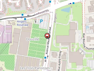 Carte de Rema Ouest à Angers