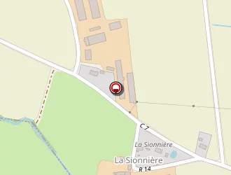 Carte de De La Sionnière à Teillé