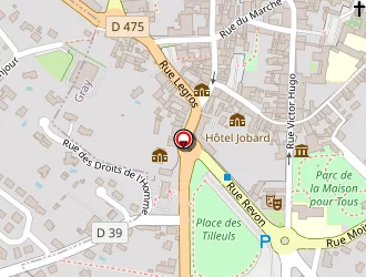 Carte de Boulodrome à Gray