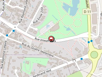 Carte de Maison Départementale Des Solidarités à Trélazé