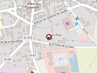 Carte de Gamm Vert à Savigné-sur-lathan