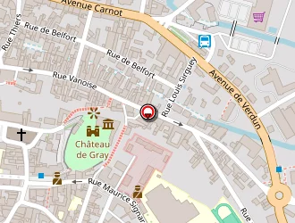 Carte de Lycée Professionnel Henri Fertet à Gray