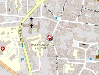 Carte de Lycée Professionnel Privé Sainte Marie à Gray