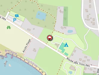 Carte de Camping Des Iles à Pénestin
