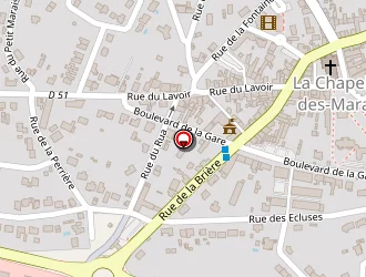 Carte de Le Bel Ilot à Chapelle-des-marais (la)