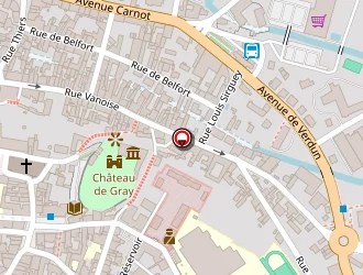 Carte de Sarcé Karine à Gray