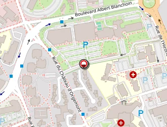 Carte de Delien Express à Angers