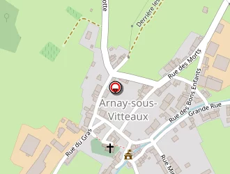 Carte de La Prairie à Arnay-sous-vitteaux
