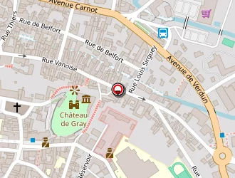 Carte de Bibliothèque Municipale à Gray