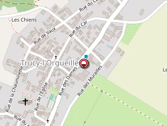 Carte de Presbytère à Corvol-l'orgueilleux