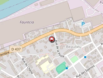 Carte de Lebreton Maçonnerie à Mandeure