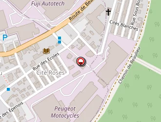 Carte de Les Gars De Beaulieu à Mandeure