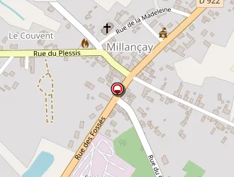 Carte de Relais De Sologne à Millançay