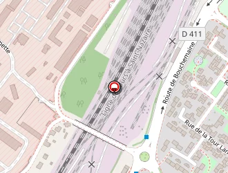 Carte de Halles Roseraie à Angers