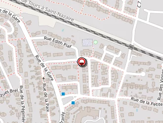 Carte de Crèches à Trélazé