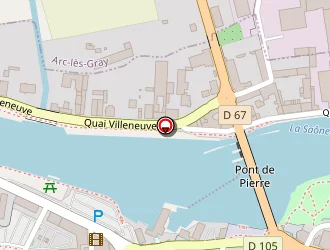 Carte de Jamey Frédéric à Gray