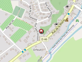 Carte de Maison Peltier à Chançay