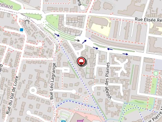 Carte de Dalkia à Trélazé