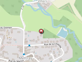 Carte de Menoret Automobile à Mettray