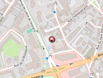 Carte de Garage De Bretagne à Angers