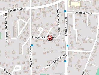 Carte de A S V Section-tennis à Valentigney